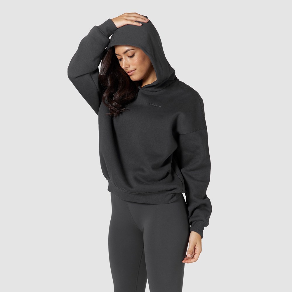 Lounge Underwear 365 Oversized Hoodie Pebble | TJ7185423