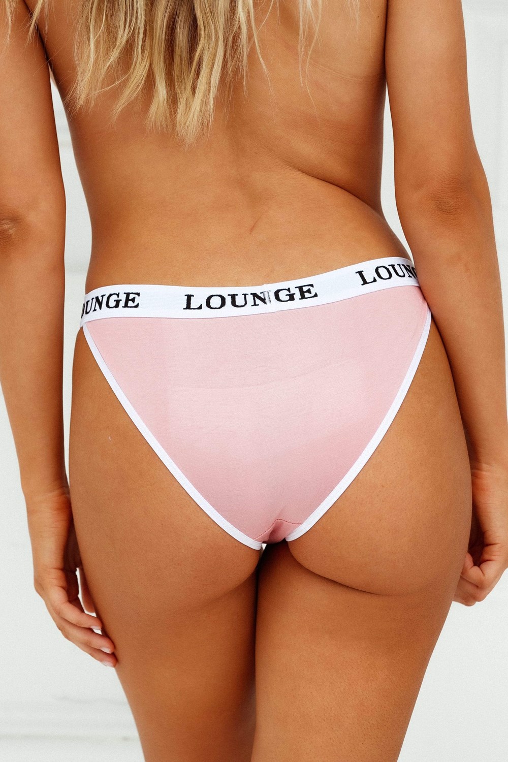 Lounge Underwear Bamboo Triangle Briefs Rosa | JM2374015