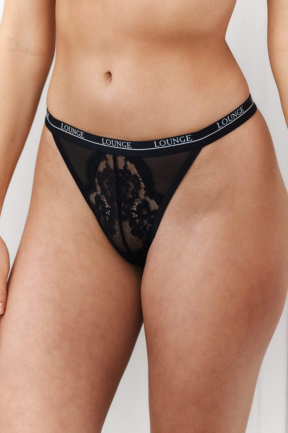 Lounge Underwear Blossom Thong Svarte | RG1340962