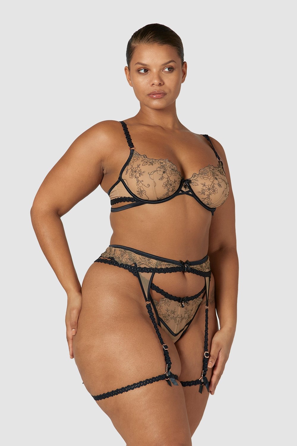 Lounge Underwear Catherine Intimates Set Svarte | RX0238154