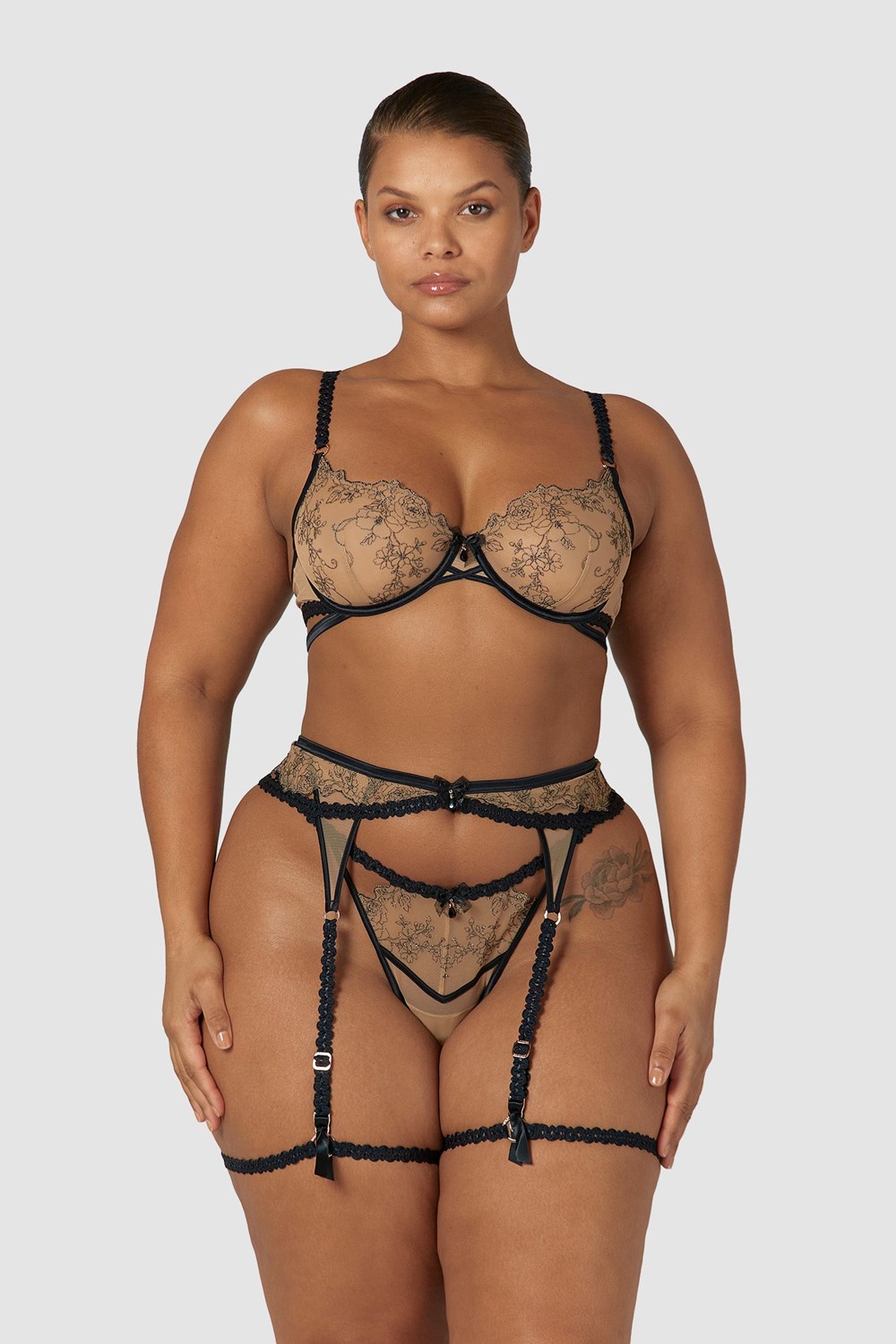 Lounge Underwear Catherine Intimates Set Svarte | RX0238154