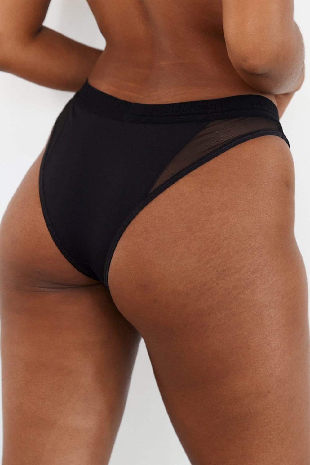 Lounge Underwear Contour Mesh Briefs Svarte | EU4071953