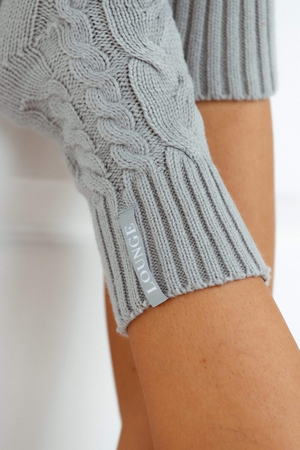 Lounge Underwear Cosy Strikket Socks Grå | LG6825091