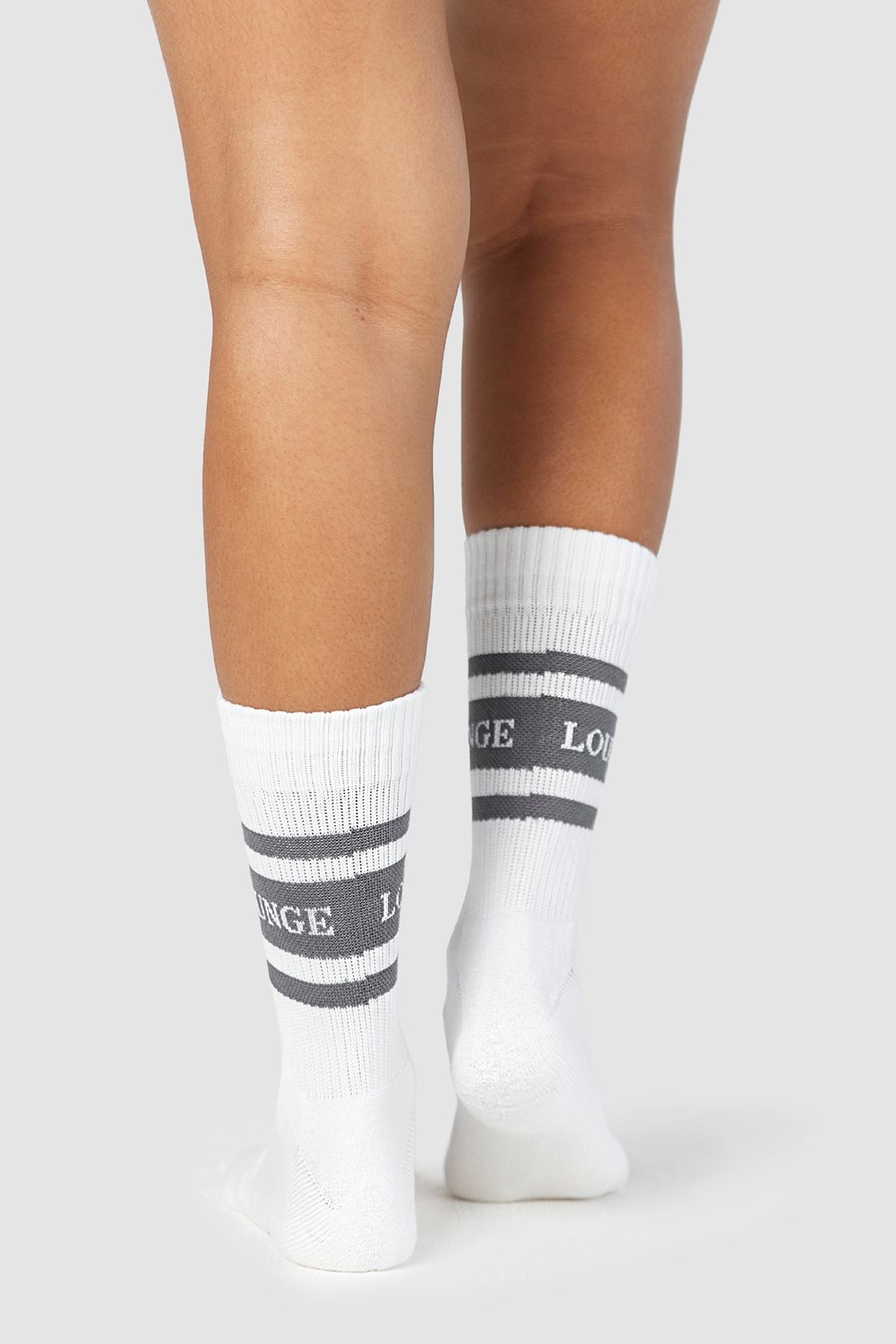 Lounge Underwear Essential Socks (Two Pack) Charcoal | WI6270983