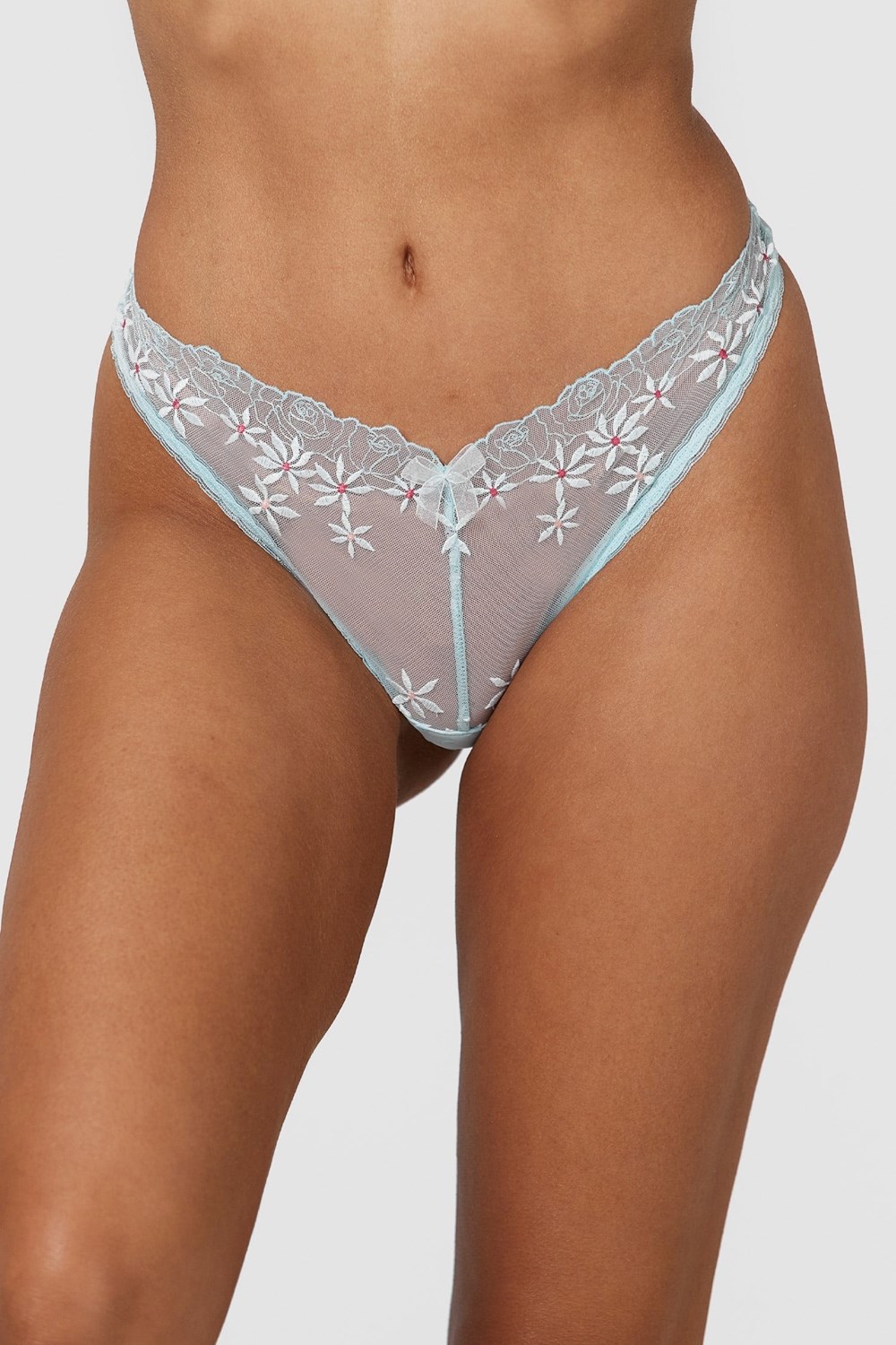 Lounge Underwear Fleur Thong Blå | LE9237156