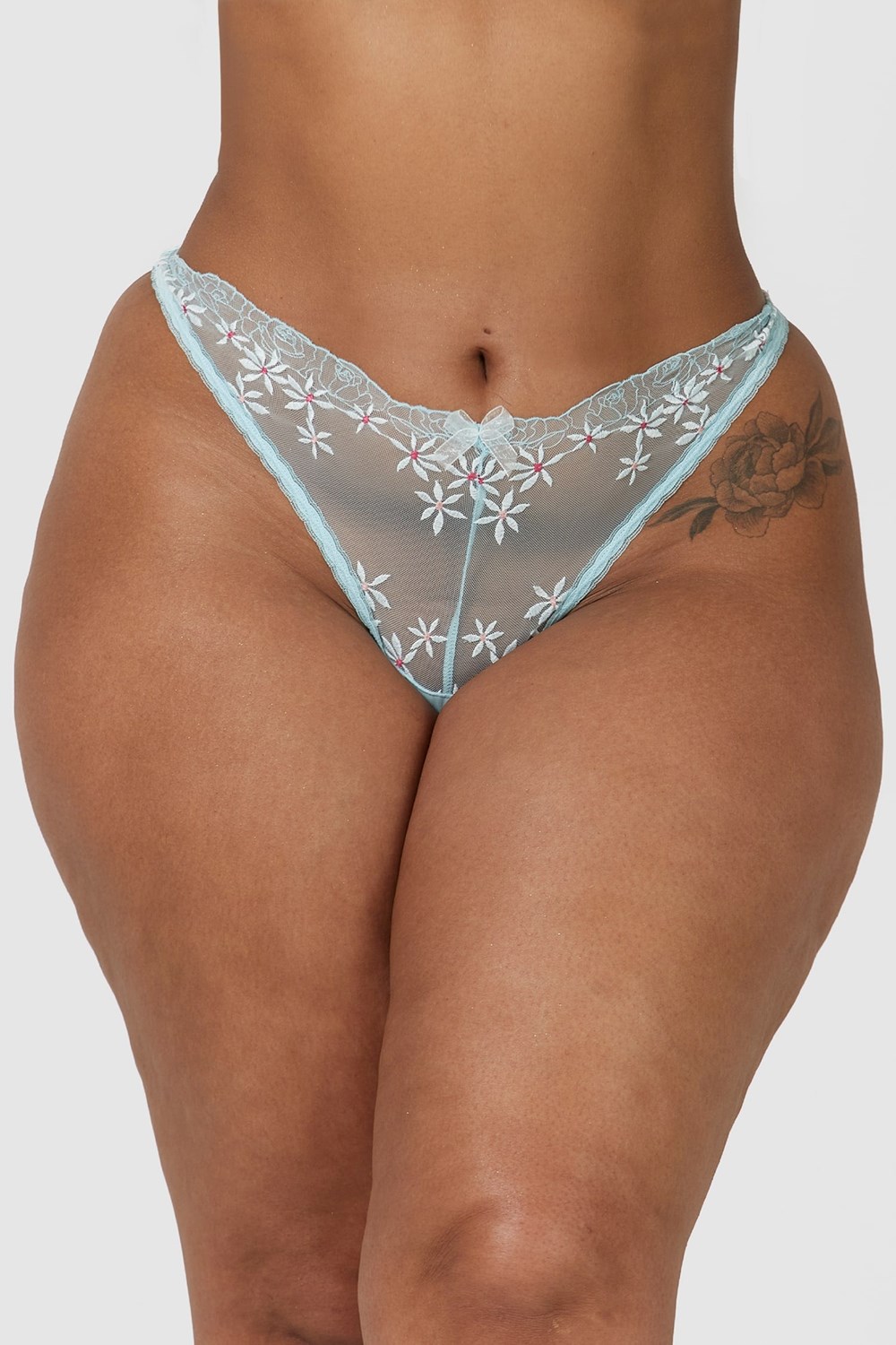 Lounge Underwear Fleur Thong Blå | LE9237156