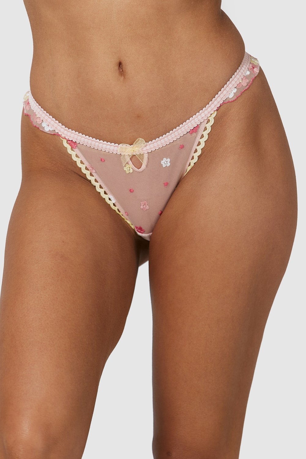 Lounge Underwear Fleur Thong Rosa | GY4210867