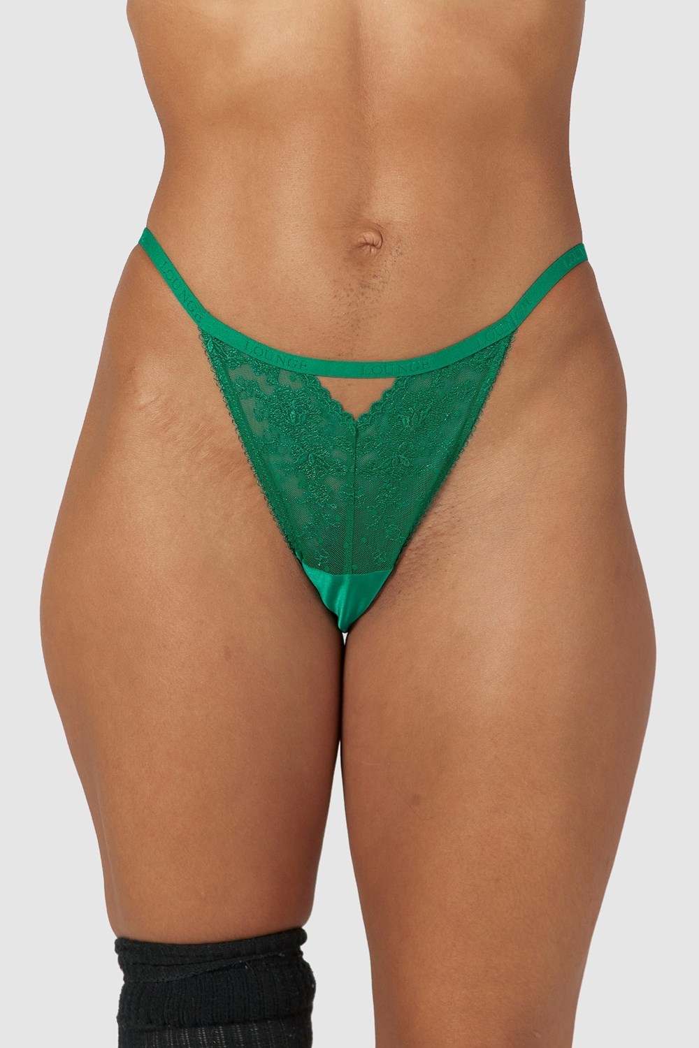 Lounge Underwear Flirt Briefs Emerald | DL3642758