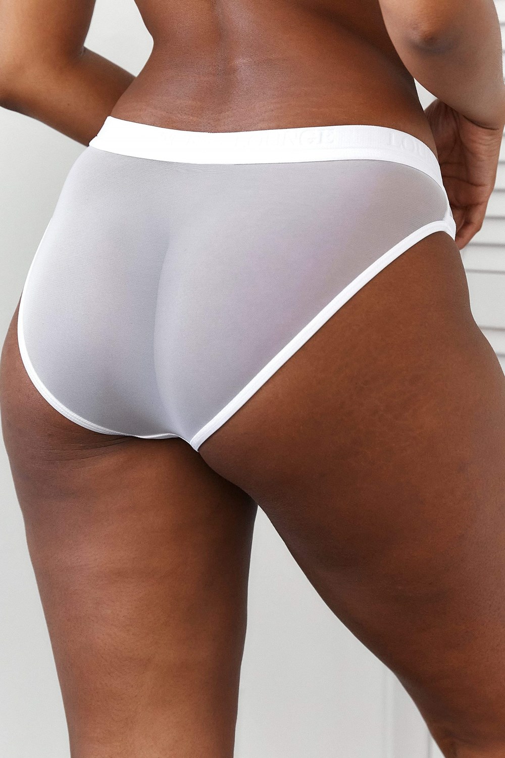 Lounge Underwear Mesh Briefs Hvite | VS3748952