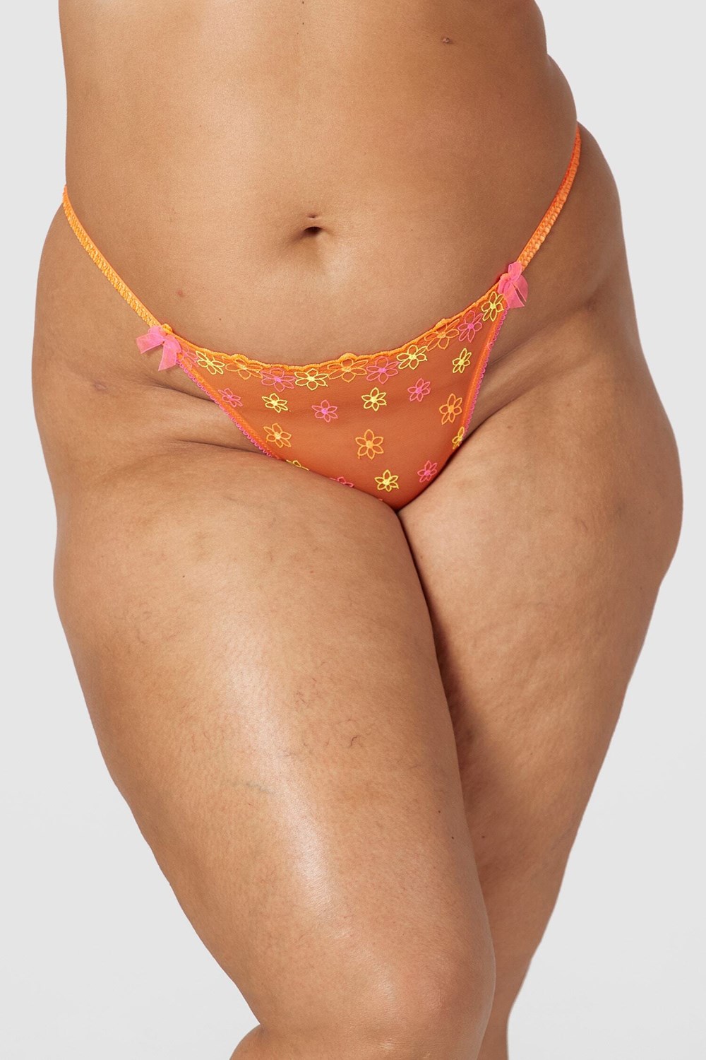 Lounge Underwear Neon G-string Oransje | BI2439685