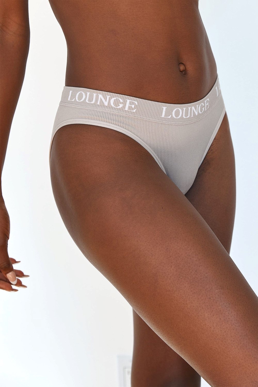 Lounge Underwear Seamless Briefs Mink | VO3874502