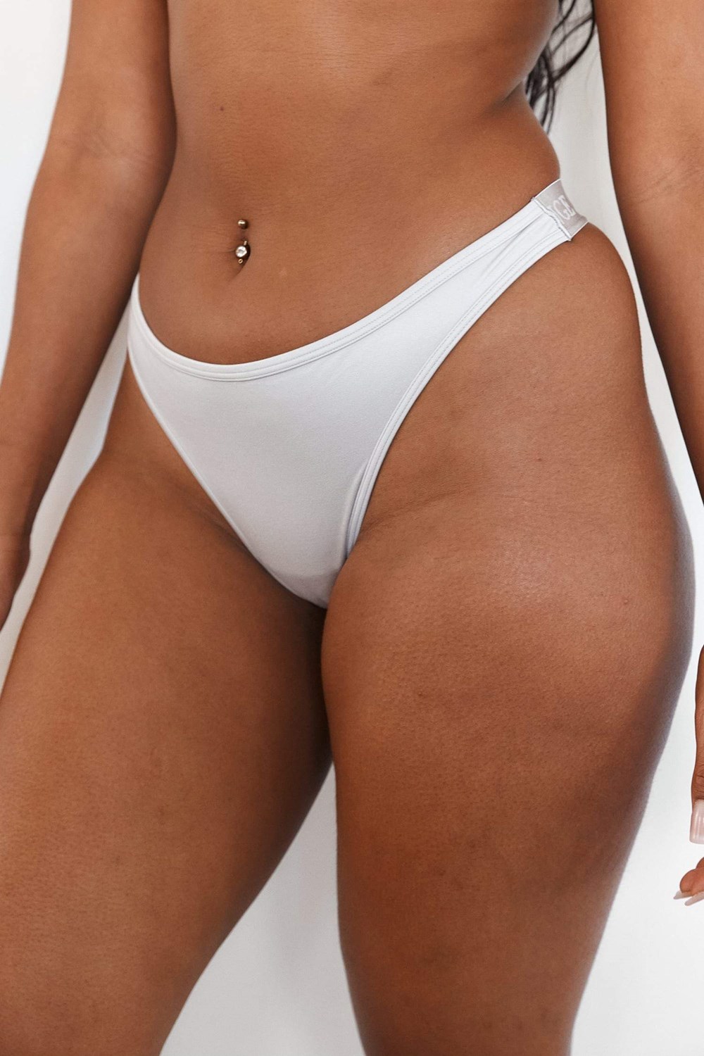 Lounge Underwear Sleek Mindful Thong Frost | OF3247568