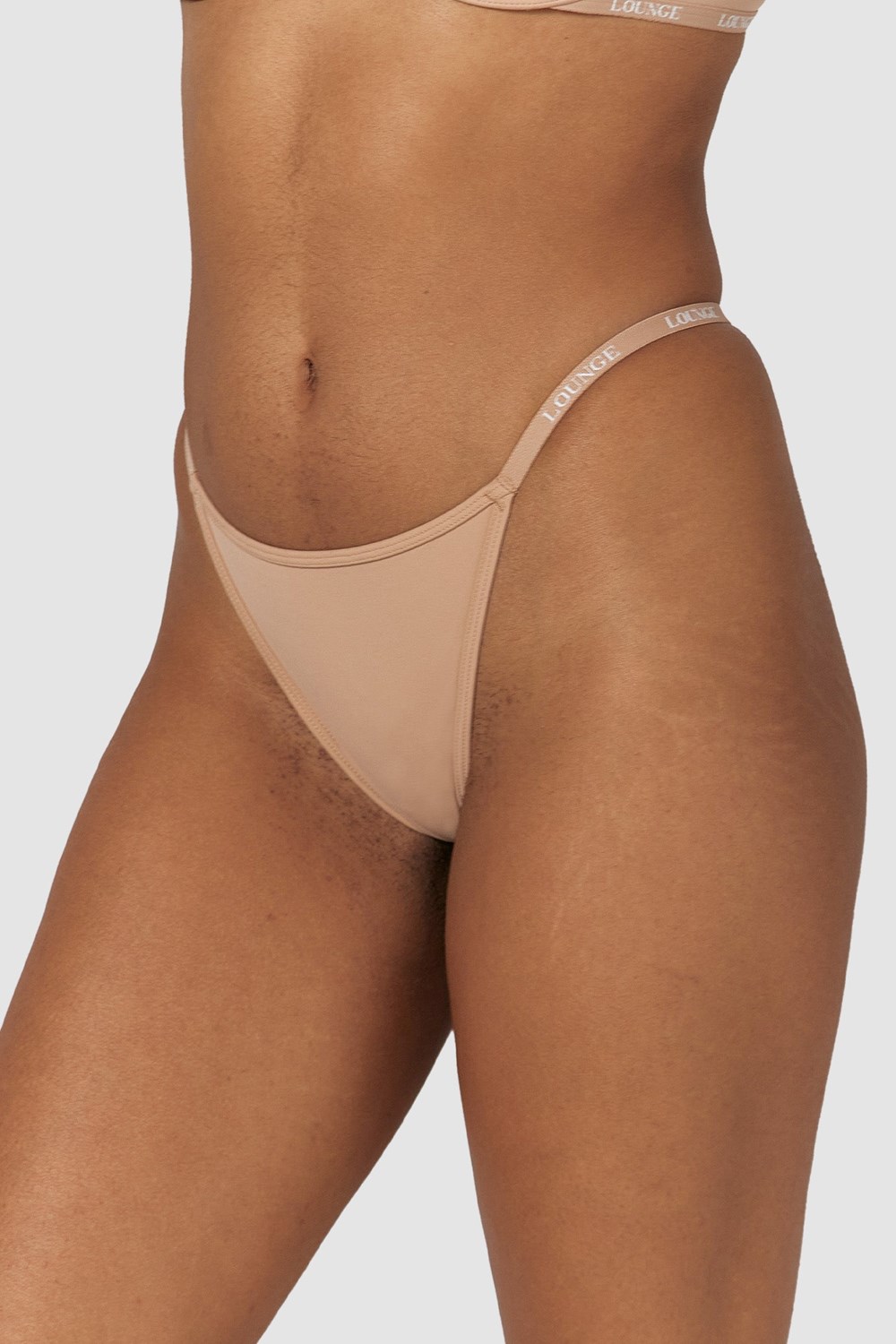 Lounge Underwear Smooth Classic Thong Honey | ZT0874156