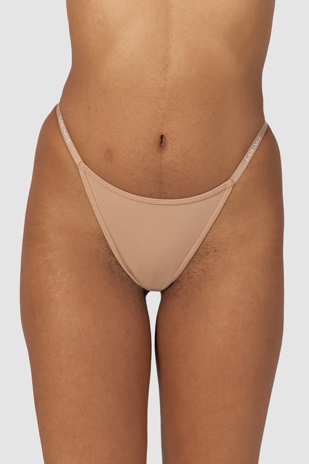 Lounge Underwear Smooth Classic Thong Honey | ZT0874156