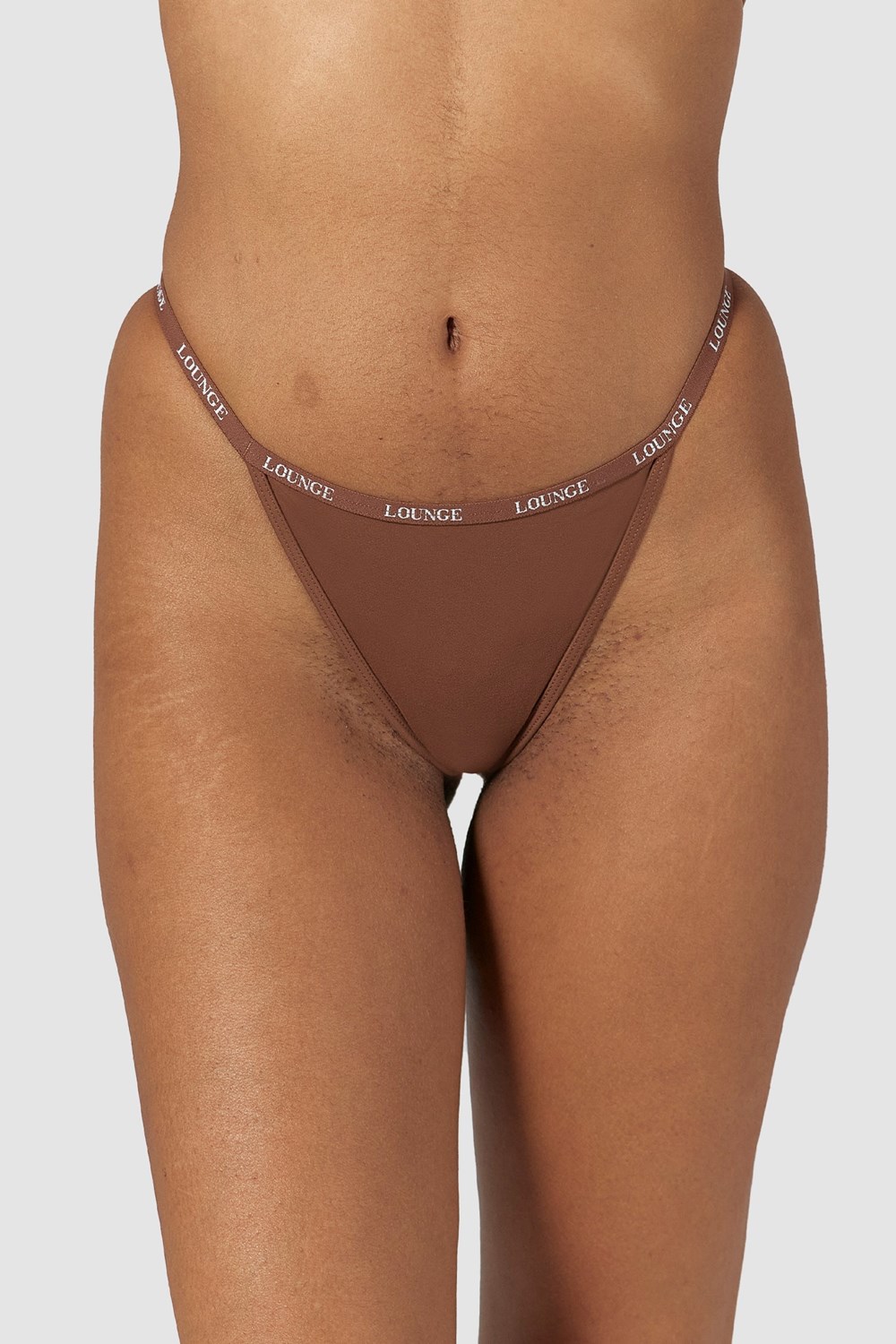 Lounge Underwear Smooth Thong Chestnut | SW3825974