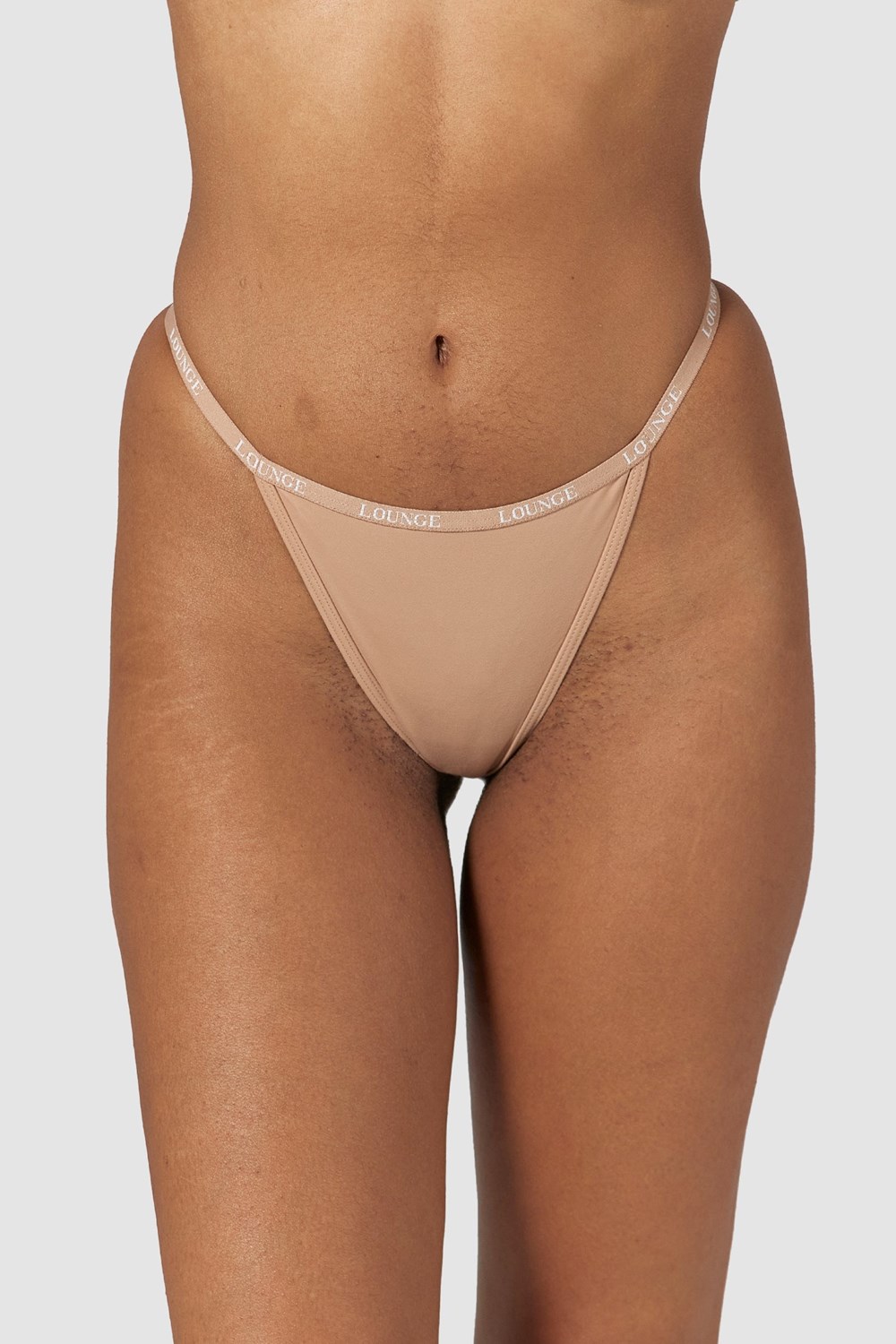 Lounge Underwear Smooth Thong Honey | QH9058317