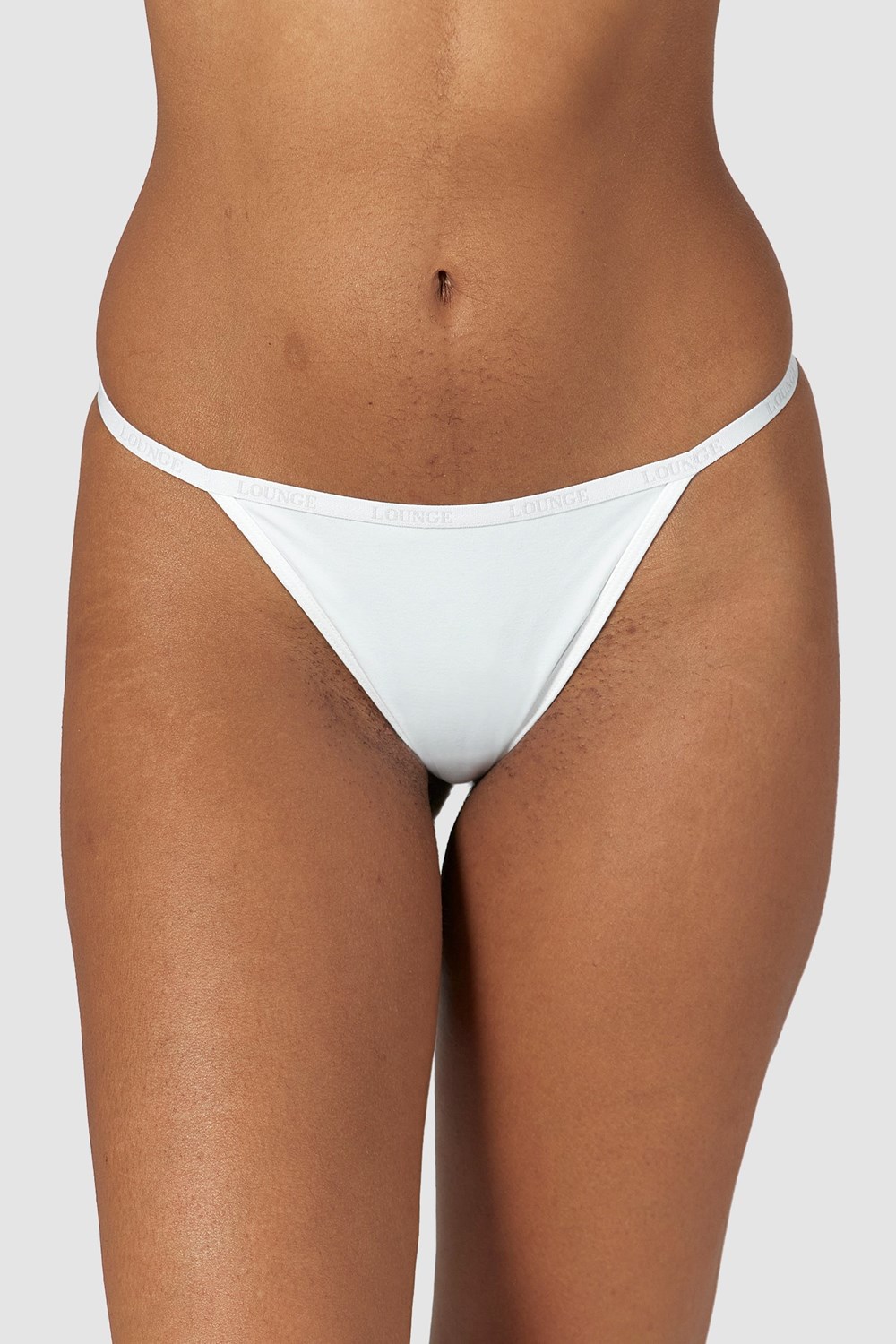 Lounge Underwear Smooth Thong Hvite | ZM4615729