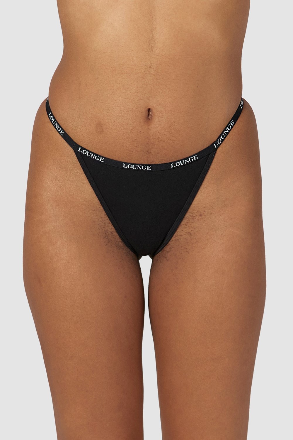 Lounge Underwear Smooth Thong Svarte | LO7960248