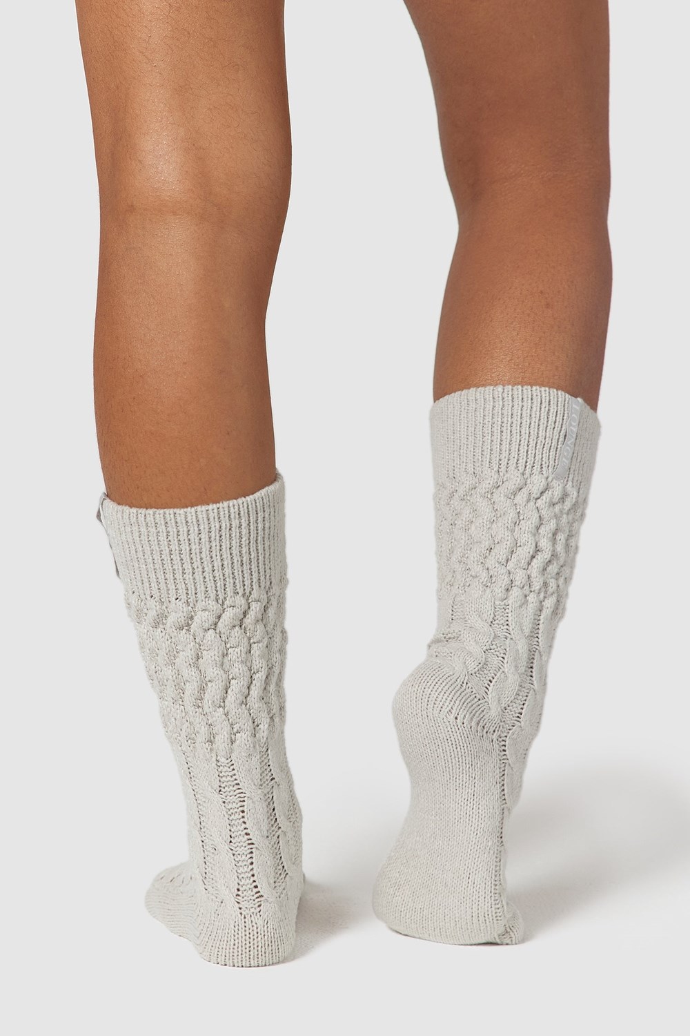 Lounge Underwear Snug Strikket Socks Frost | RV9738402