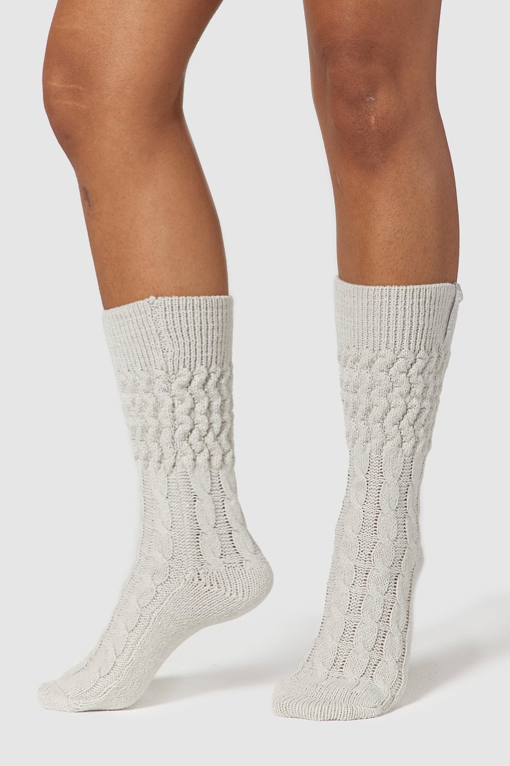 Lounge Underwear Snug Strikket Socks Frost | RV9738402