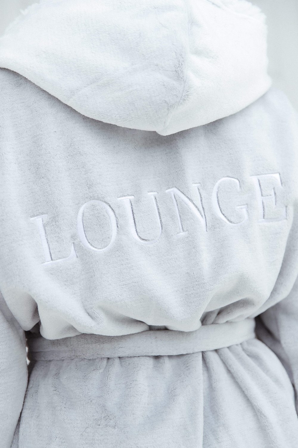 Lounge Underwear So Soft Luxury Dressing Gown Grå | KL3490857