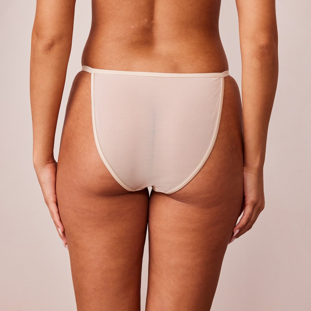 Lounge Underwear Soft Satin Briefs Latte | AU7624850