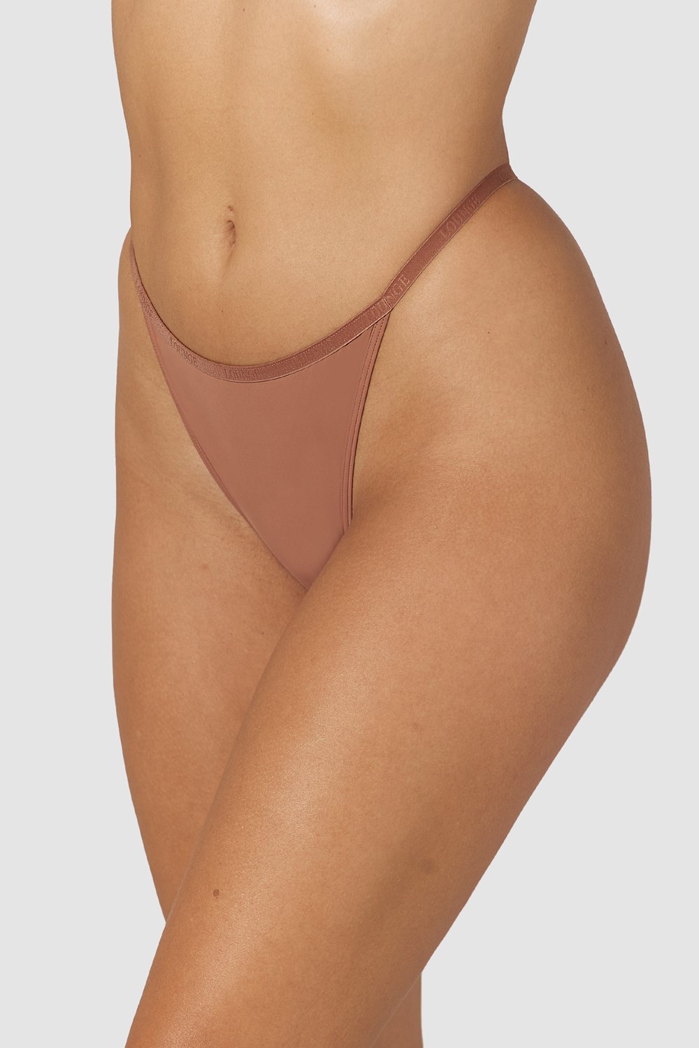 Lounge Underwear Your Everyday Thong Mocha | CH6902315