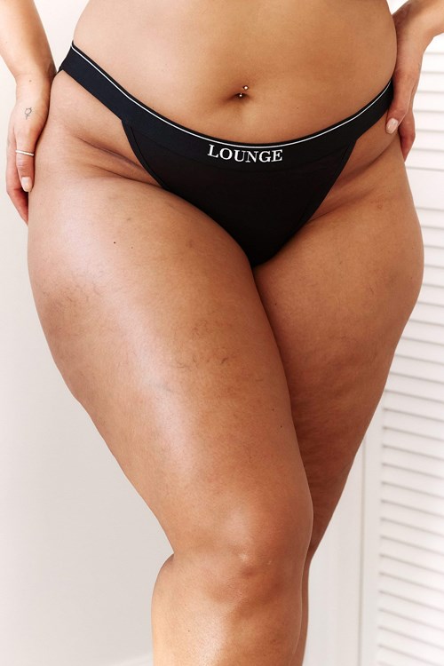 Lounge Underwear Bamboo Minimal Triangle Briefs Svarte | ZN8951670