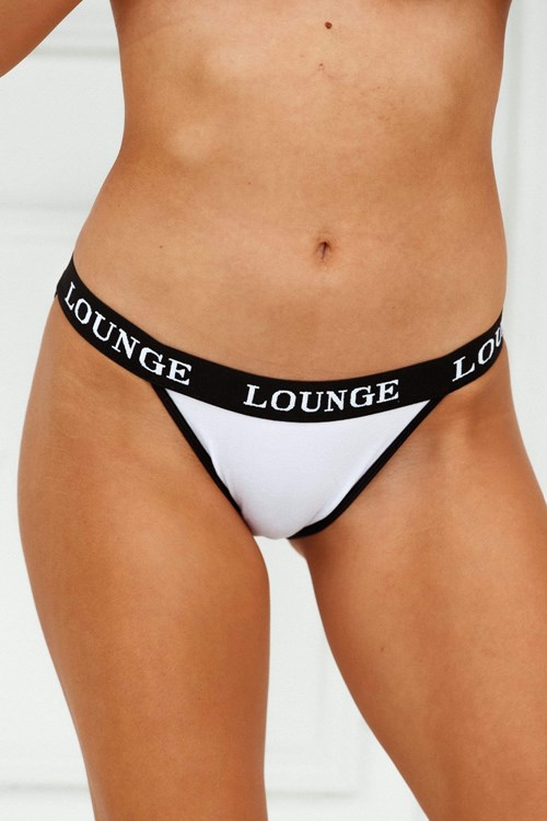 Lounge Underwear Bamboo Triangle Briefs Hvite | MQ7649013