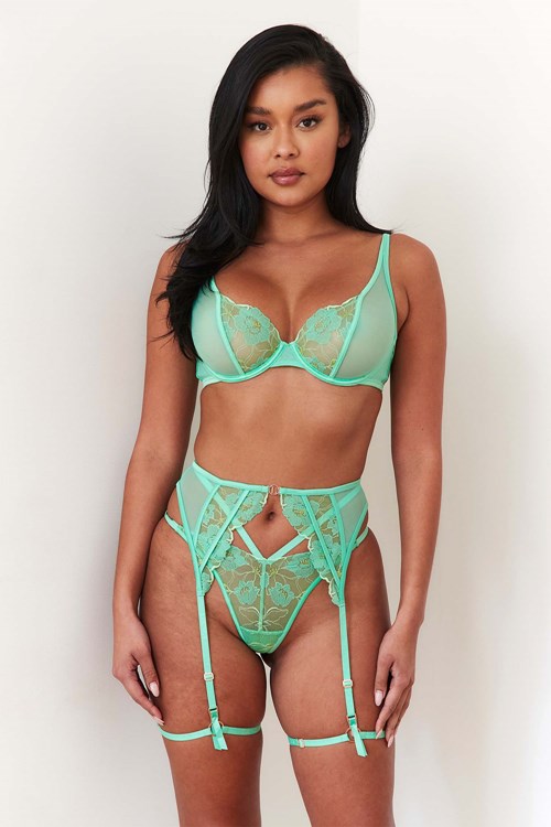 Lounge Underwear Britney Intimates Set Mint | BK4561079