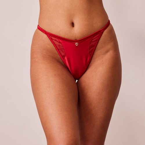 Lounge Underwear Cherish G-string Burgunder | SK6743809