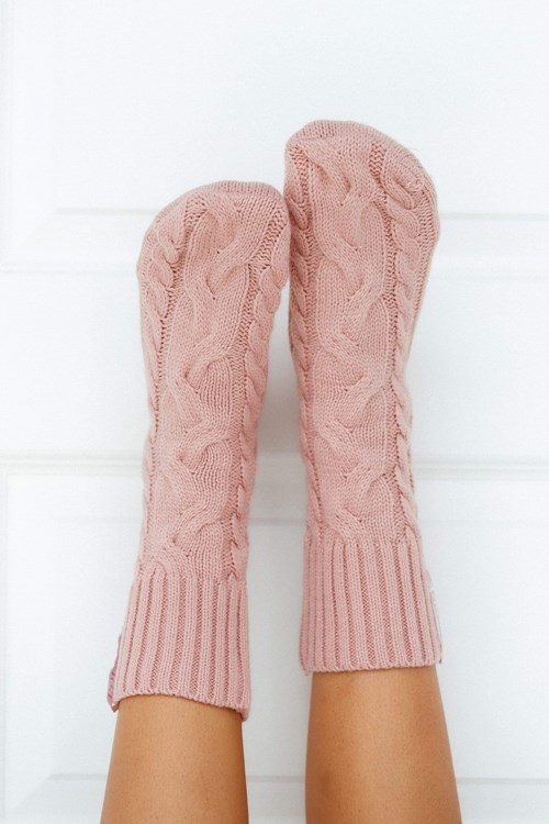 Lounge Underwear Cosy Strikket Socks Rosa | BA1546738