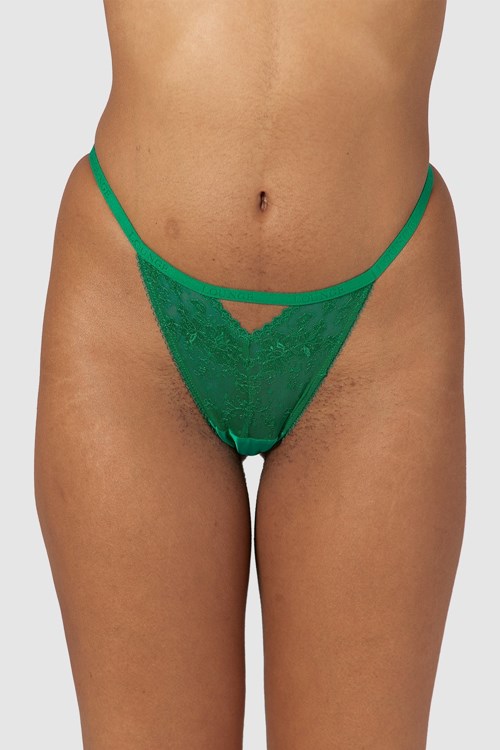 Lounge Underwear Flirt Briefs Emerald | DL3642758