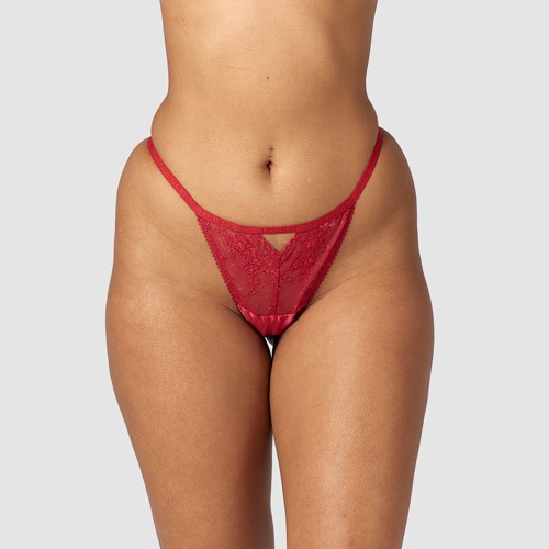 Lounge Underwear Flirt G-string Burgunder | HP2671084