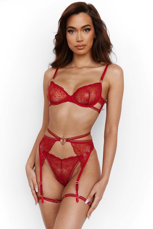 Lounge Underwear Gabriella Intimates Set Burgunder | MO9487316