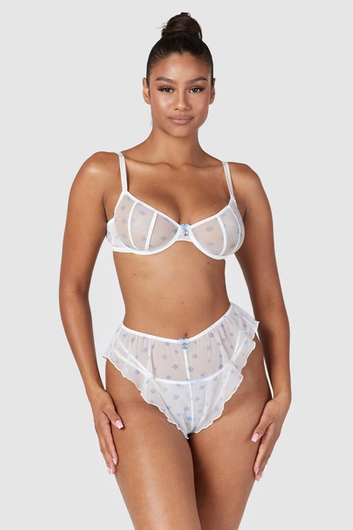 Lounge Underwear Perrie Intimates Set Hvite | AJ2013684