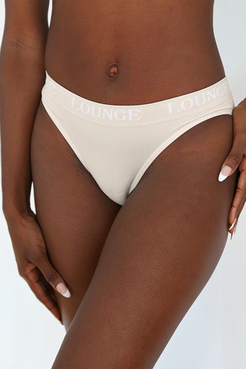 Lounge Underwear Seamless Briefs Oatmeal | BA1450693