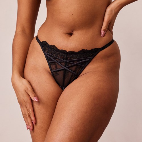 Lounge Underwear Seduce Thong Svarte | RL1643789