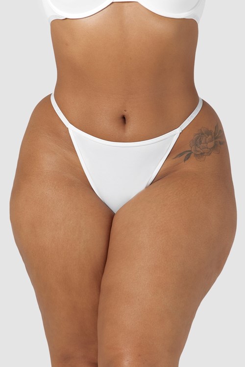 Lounge Underwear Smooth Classic Thong Hvite | RX5041986