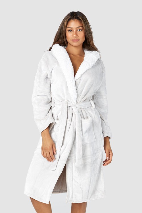 Lounge Underwear So Soft Luxury Dressing Gown Mink | FB5870123