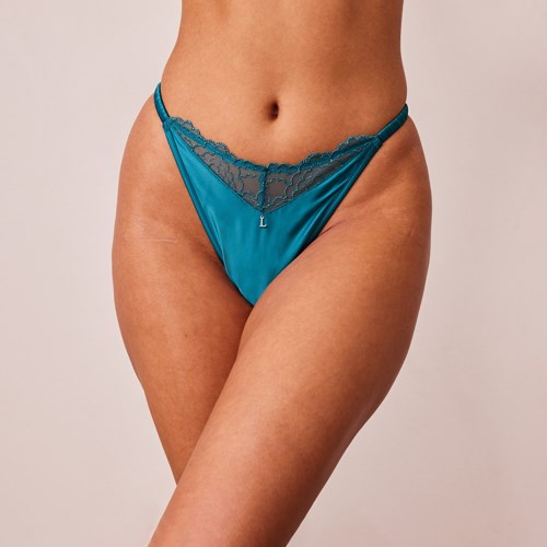 Lounge Underwear Vattert Blonder G-string Turkis | OS7463195