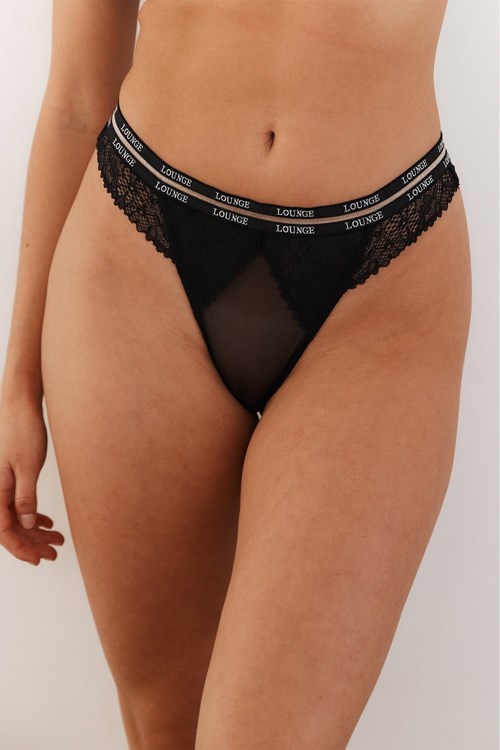 Lounge Underwear Vogue Thong Svarte | ND8639251