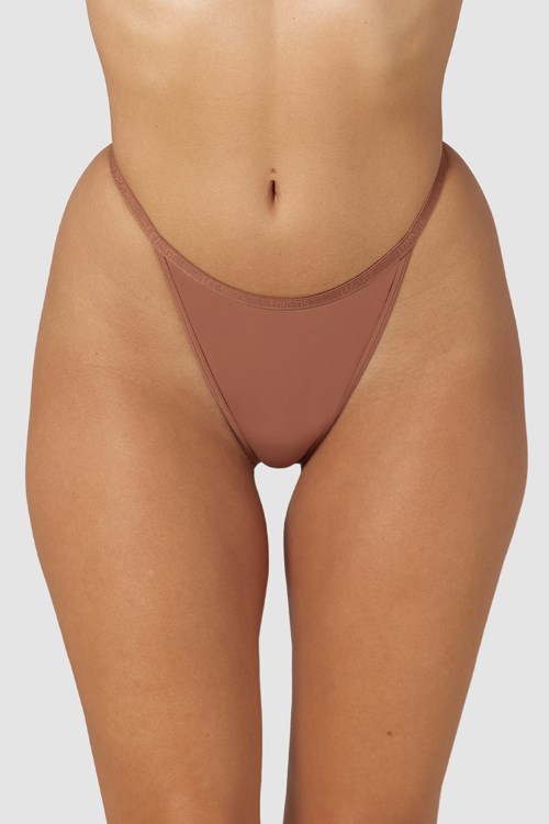 Lounge Underwear Your Everyday Thong Mocha | CH6902315