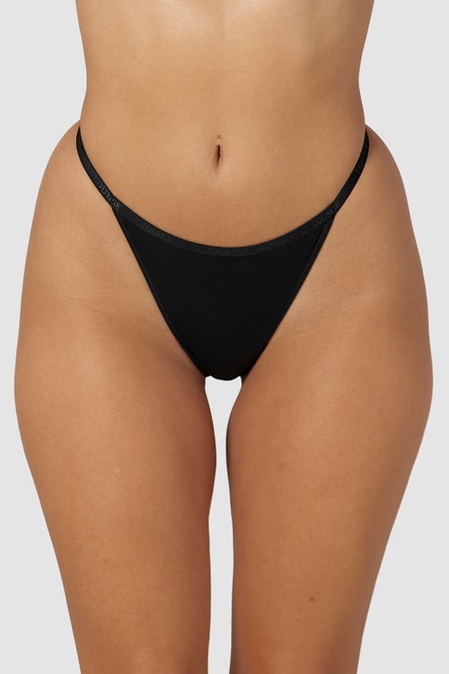 Lounge Underwear Your Everyday Thong Svarte | UP4810625